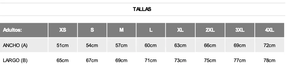 tallas-sudaderas